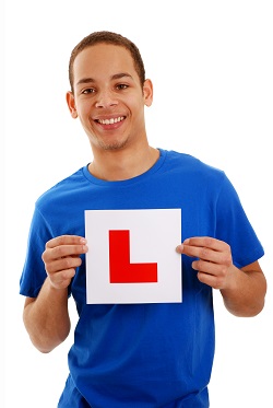 Boy,Holding,Learner,Plate,Isolated,On,White