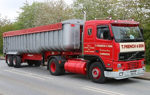 small No 11 4th May 2024 T French & Son Volvo FH12 380 N