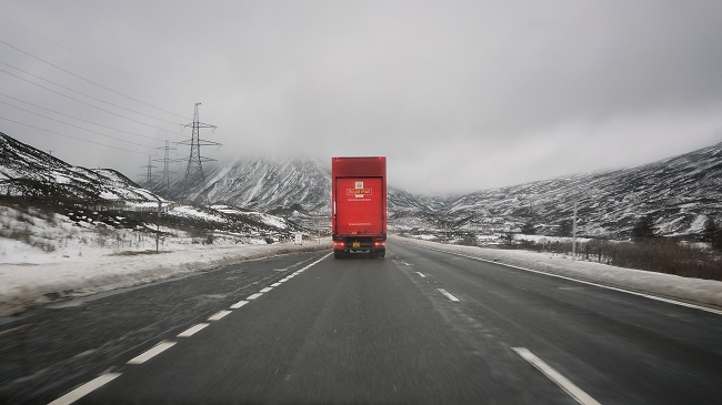 Highlands,,Scotland:,18th,December,2018,-,A,Lone,Royal,Mail