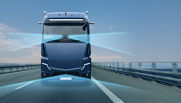 Machine,Vision,System,Of,An,Autonomous,Self,Driving,Truck.